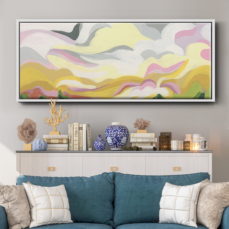 «Vallery Swirl II», toile encadrée