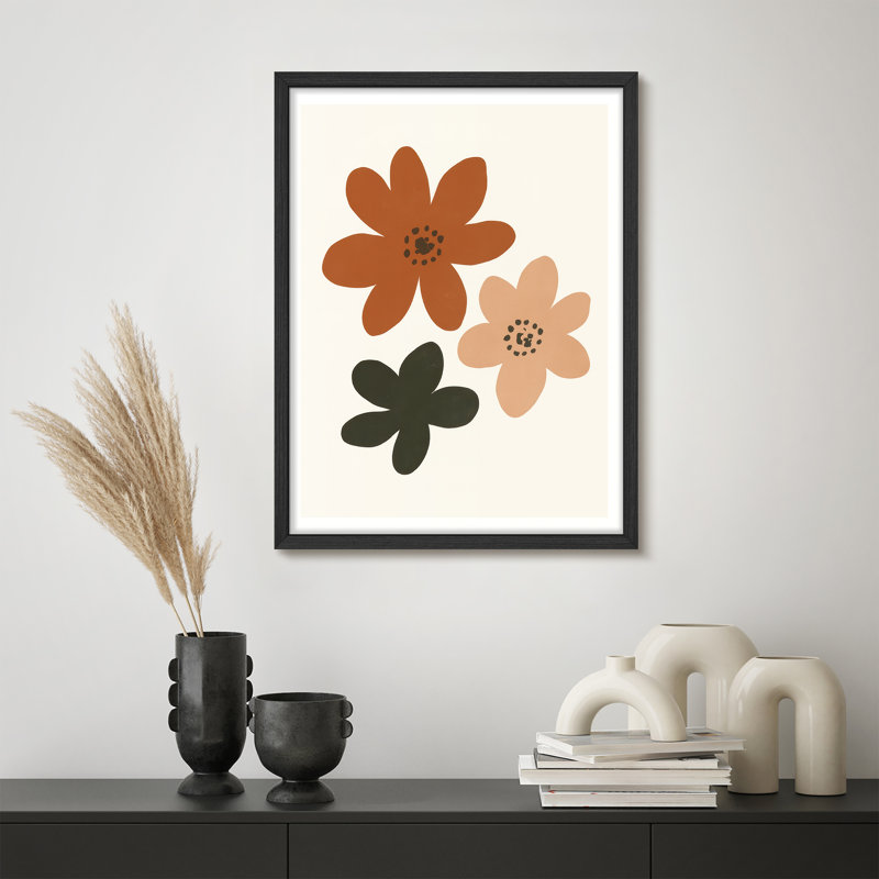 Reproduction d'art mural Mid-Century, H 10 po x l 8 po, Naturel