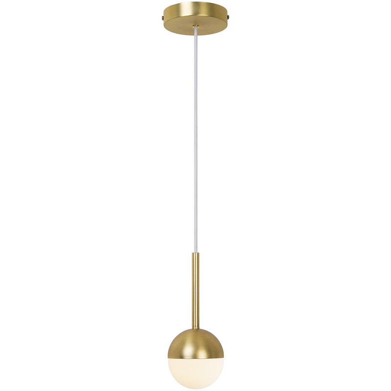 Contina 1 - Light Sphere Pendant, Brass