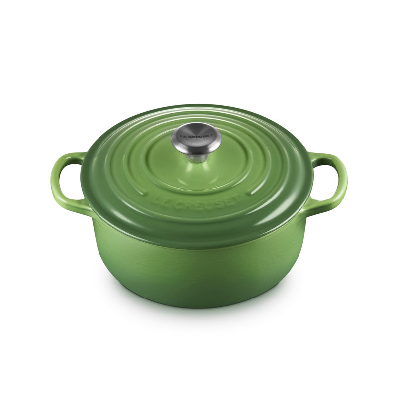 Le Creuset Cast Iron Round Casserole, 20cm / 2.4L, Bamboo