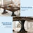 Modern 71-Inch Dining Table for 6-8, Large Rectangular Kitchen Table with 2 Storage Drawers, Sturdy Double C-Shaped Metal Base, 6ft Wood Table-366486806