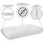 Matelas à ressorts ensachés hybride de 12 po Weingartner avec protection et oreiller-958128815