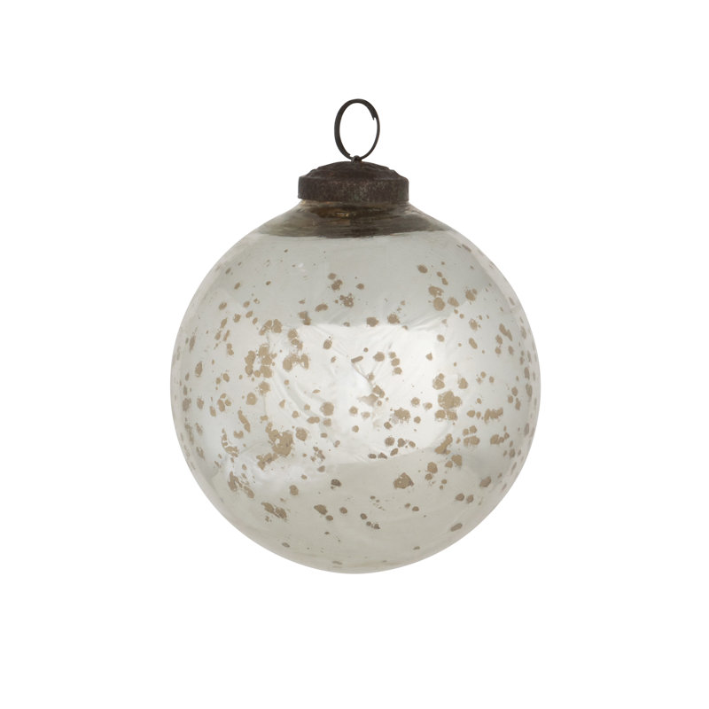 Ornement boule rétro de la collection Park Holiday, H 3,75 po x l 3,75 po x P 3,75 po