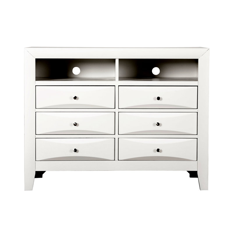 Meuble télé avec comptoir ouvert TV2, Blanc
