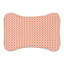 Tapis d'alimentation en os 1 pièce mauve orange clair