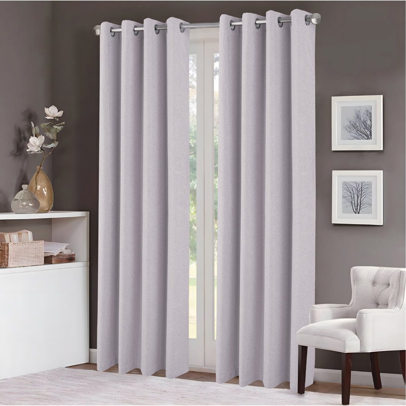 Rideau occultant Zaidee, Beige, 54" W x 84" L