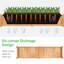 Wood Raised Garden Bed-219292308