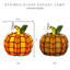 Éclairage d'appoint en vitrail 9 po Crew Park Patch the Pumpkin-125490413