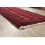 Tapis rouge en laine noué à la main de conception unique 3 pi 3 po x 6 pi 4 po Nafisa