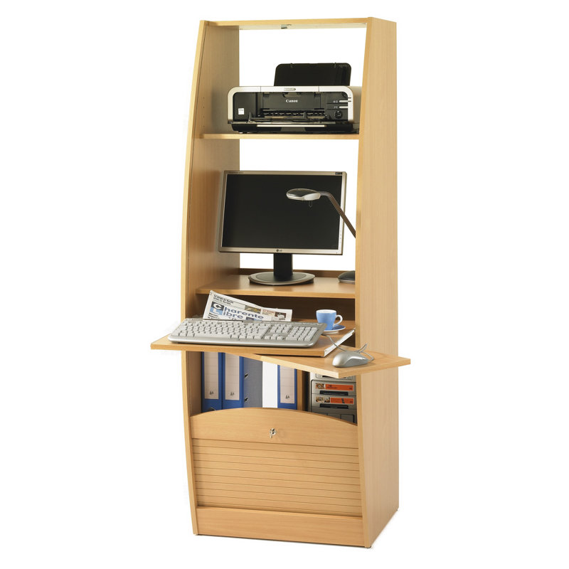 80.5cm W Rectangle Secretary Desk, Beech