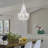 3 - Light LED Unique/Statement Pendant