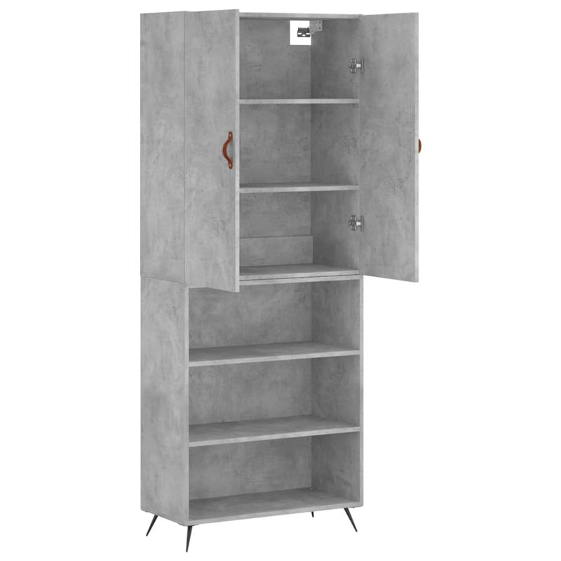 Bazeley 69.5cm Sideboard, Concrete Grey