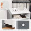 Table de chevet moderne avec compartiment ouvert Nightstands-865231548
