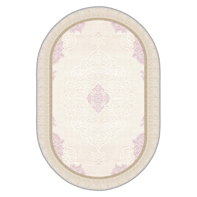 Stylish Hall Carpet Runner, 2.6 x 6.6 Feet | 100% Polyester, 650 g/m², 0.3 in Pile Height | Antibacterial & Non-Slip PVC Dot Underside | Machine Washable, Durable 3D Digital Print | Perfect for Home Décor