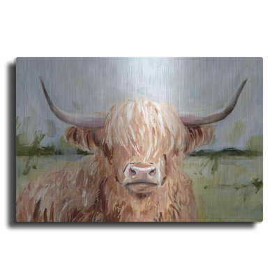 "Highland Grazer II" par Victoria Borges sur métal