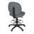 Regency Comfort Series Swivel Fabric Computer Task Chair with Drafting Kit - Grey-1537350054