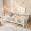 Lit plateforme en bois avec garde-corps, blanc-1664152840