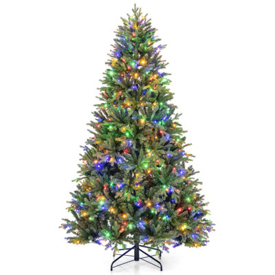 Arbre de Noël artificiel éclairé 7 pi