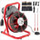 Machine à nettoyer les drains de 75 pi x 1/2 po, serpentin électrique de 400 W avec 6 couteaux et interrupteur au pied pour tuyaux de 1 po à 4 po, tarière robuste pour éviers, toilettes, douches