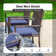 Rectangular 8 - Person 84'' Long Dining Set with Cushions and Umbrella