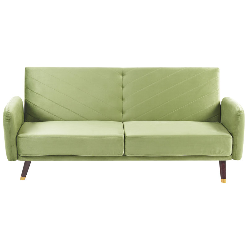 Sinead 3 Seater Velvet Sleeper, Olive Green