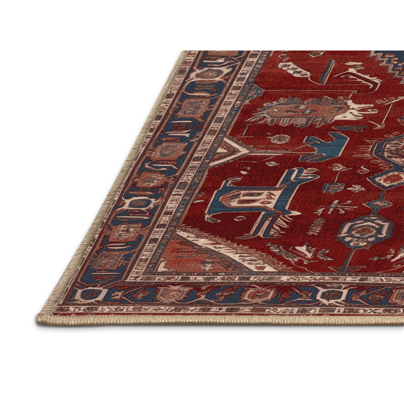 Tapis brun lavable à la machine, Rectangulaire 2 pi x 3 pi