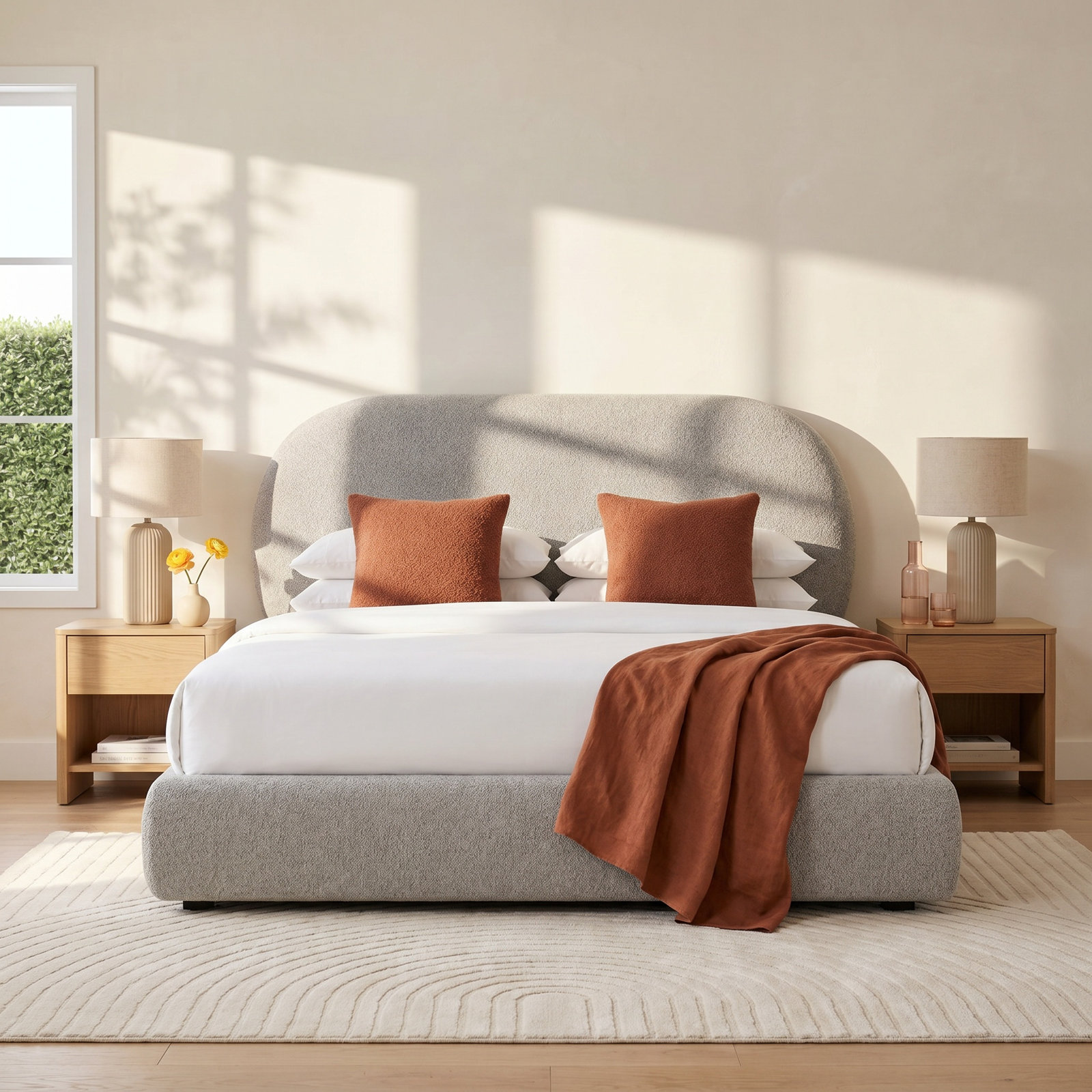 Bernhardt Monolith Panel Bed, King