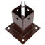 Symple Stuff Brown Metal Pet Barrier