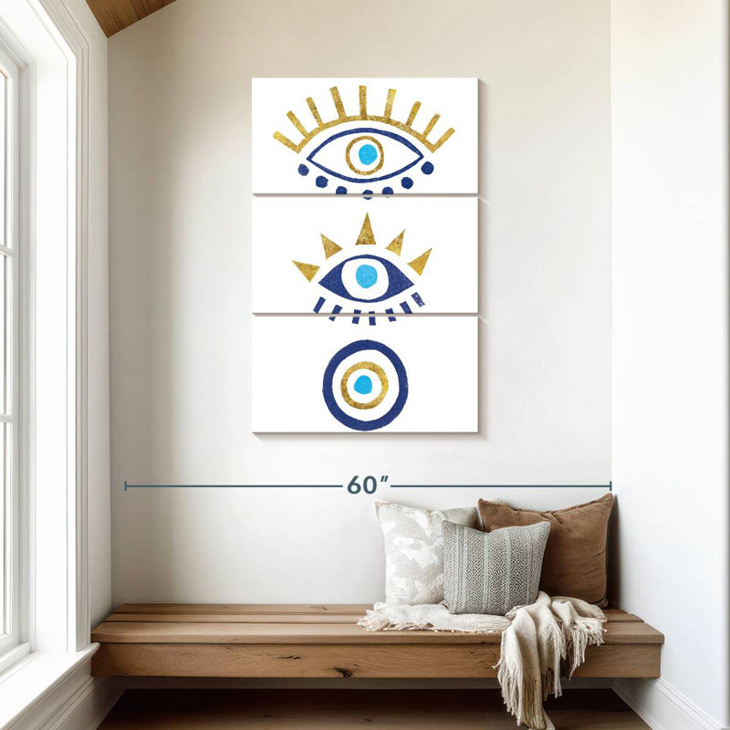 Adella Evil Eye, 45" H x 28" W