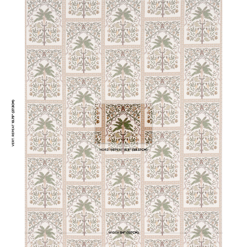 Schumacher X Johanna Ortiz Amazonas Mystique Fabric, Echoes Of The Rainforest