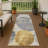 Machine Washable Indoor/Outdoor Chantille ACN2381 Circles Rug-1278480041