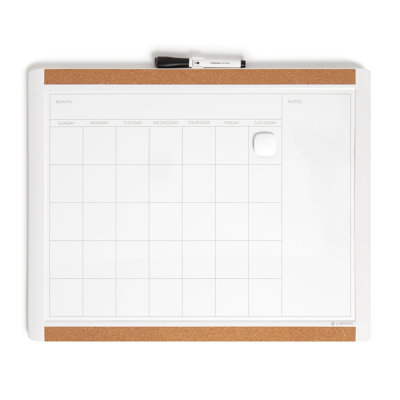 Tableau blanc magnétique 20 po x 16 po Pinit
