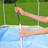 Plastic Round Frame Set Pool 20'' H x 96'' W x 96'' L