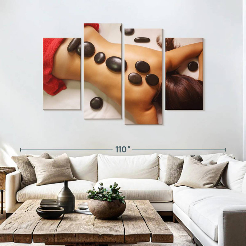 Kerrick Hot Stone Spa, 54" H x 84" W