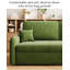 Canapé inclinable moderne en velours pour bébé et acier au carbone vert pour chambre et salon-1710314897