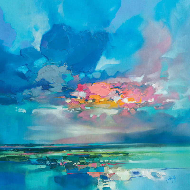 Arran Blue by Scott Naismith - Wrapped Canvas Painting