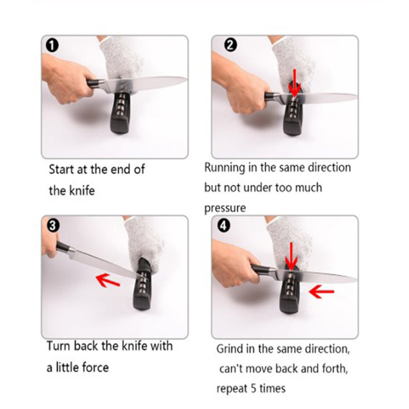 Seido Knives 3 Stages Manual Knife Sharpener