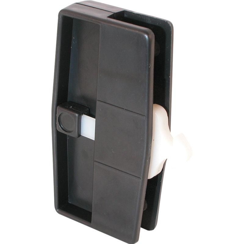 Black Plastic, Sliding Screen Door Latch (Single Pack)