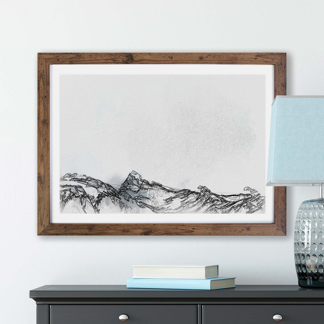 Banff National Park in Canada in - Framed Print