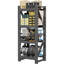 Étagère de garage, étagère de rangement robuste à 4 niveaux avec tablette en métal réglable pour entrepôt, sous-sol, atelier, 3200 lb-383160431-383160418