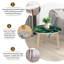 Ensemble de 2 tables basses gigognes Triangle