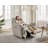 37" Upholstered 3 In 1 Swivel Glider Power Recliner-1418109443