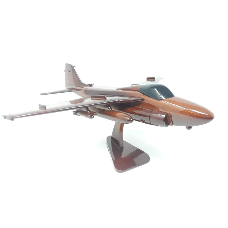 Maquette d'avion en bois Romula A-6 Intruder