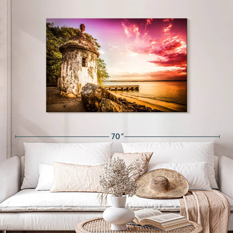 Ravi Fort El Morro Porto Rico, H 32 po x l 48 po