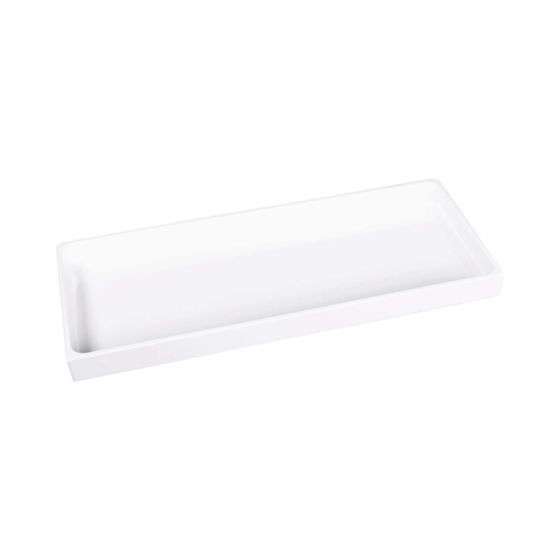 Stainless Steel Pan Insert, White