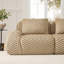 Canapé modulaire contemporain en flanelle texturée 82 po Contemporary-1327908920