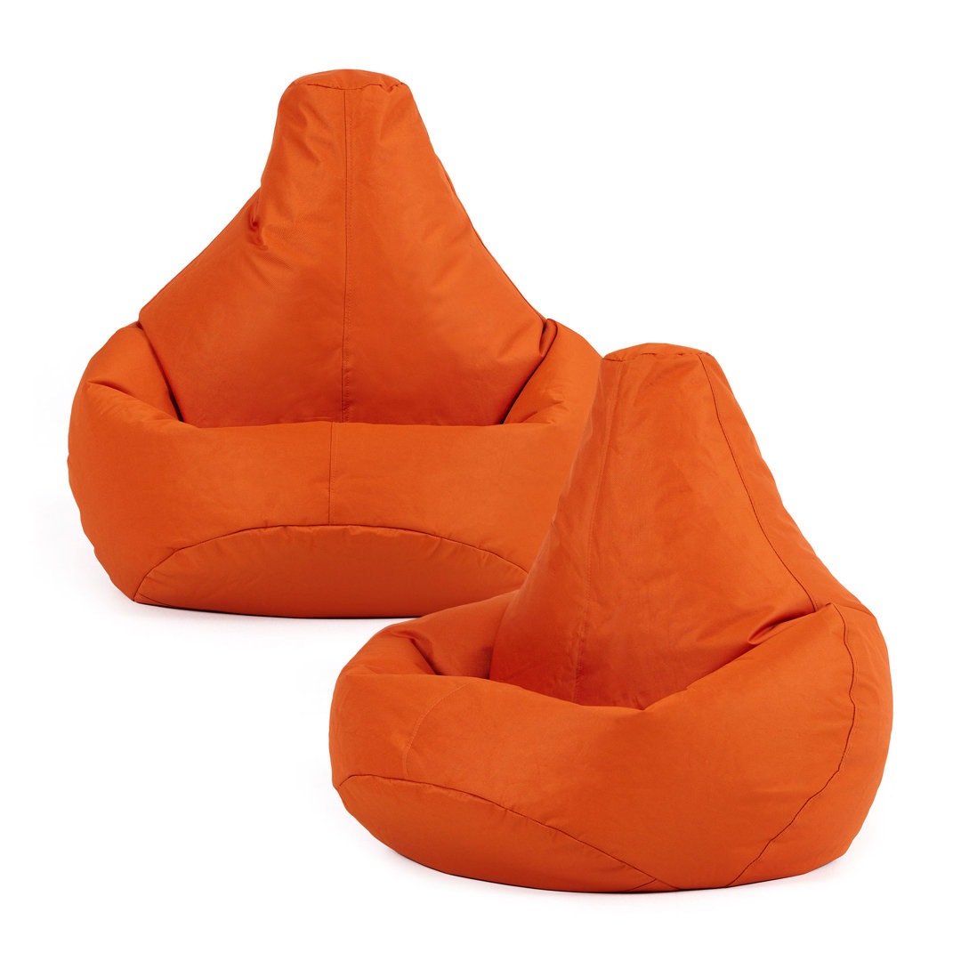 Bean Bag Bazaar Kids Dalton Water-Resistant High Back Recliner Bean Bag