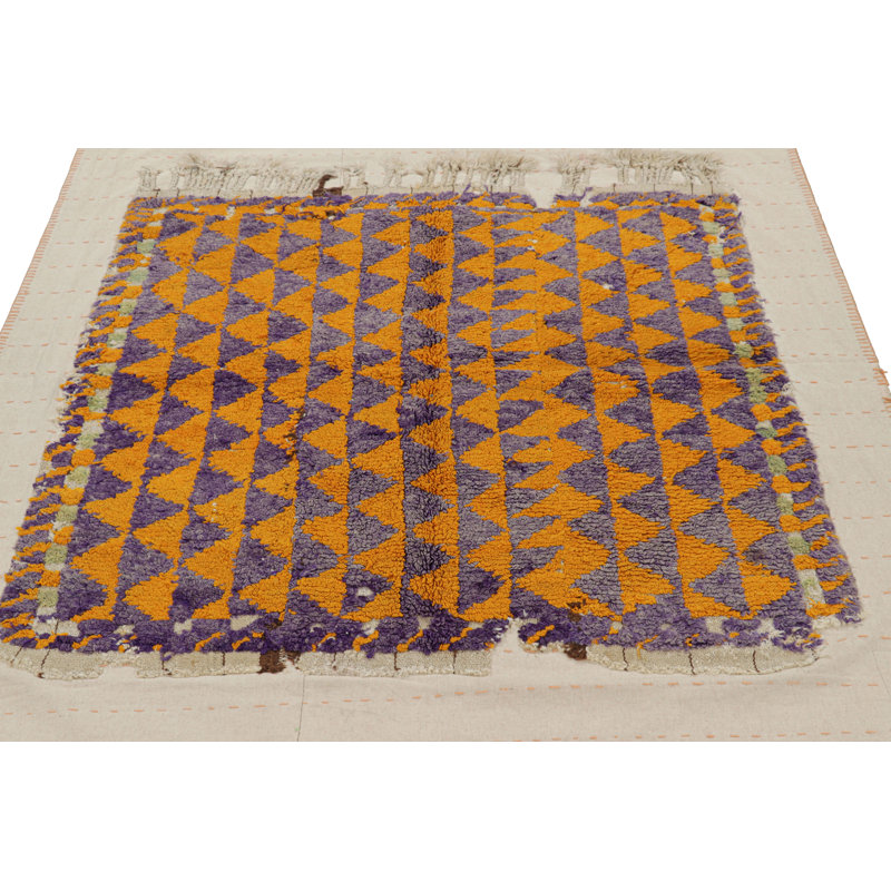 One-of-a-Kind 4’10”x6’6” Hand Knotted Area Rug