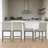 Tamami 26" High Modern Farmhouse Turned Leg Beaded Counter Stool-99277278-99277283-99277284