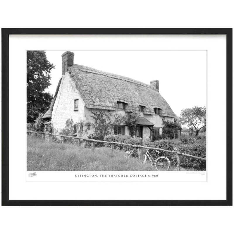 Uffington, The Thatched Cottage C1960 by Francis Frith - Single Picture Frame Print, 60cm H x 80cm W x 2.3cm D